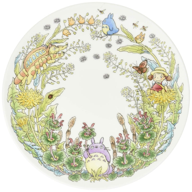 Noritake T50116A/4660-2 My Neighbor Totoro Plate, 9.1 inches (23 cm), Dandelion, Microwave Safe, 1 Piece - Image 1
